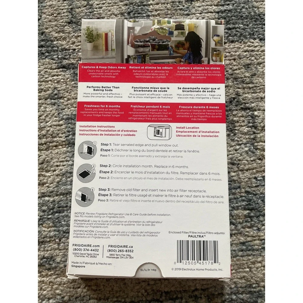 Frigidaire PLUS AIR ULTRA Refrigerator Air Filter